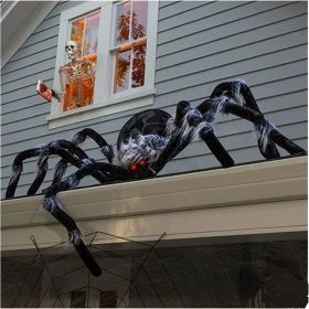 Halloween Giant Spider Decorations, 60 Inch Realistic Large Scary Skull Spider