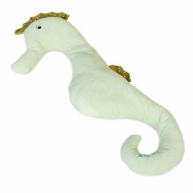 [Sea Horse] Bolster Decorative Back Cushion Throw Pillow