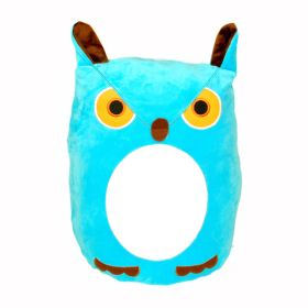 [Blue Owl] Bolster Decorative Back Cushion Throw Pillow