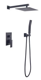 Black thermostatic shower head