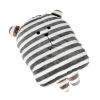 [Striped Bear] Bolster Decorative Back Cushion Throw Pillow