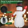 7.9FT Christmas Inflatable Giant Snowman Blow up Light up Snowman