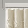 Tufted Semi-Sheer Shower Curtain