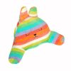 [Rainbow Rabbit] Bolster Decorative Back Cushion Throw Pillow Bedrest