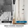 4-Tier Tension Corner Shower Caddy for Bathroom