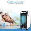 Evaporative Portable Air Cooler with 3 Wind Modes and Timer for Home Office