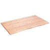 Bathroom Countertop Light Brown 39.4"x23.6"x0.8" Treated Solid Wood