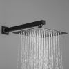 Black thermostatic shower head