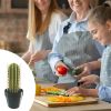 Cactus Toothpick Holder, 3D Printed Cactus Toothpick Dispenser, House Plant Toothpick Cactus Hold, Toothpicks Holder Decorative, Multifunctional Succu