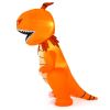 8 Feet Halloween Inflatables Pumpkin Head Dinosaur with LED Lights and 4 Stakes