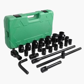 121pcs 1/2" 1/4" 3/8" Socket and Drive Tool Set Mechanics Tools Kit Ratchet Wrench Sockets Set Metric Drive Socket Set, 1/2" 1/4" 3/8" Drive Sizes wit (size: 26pcs - Black)