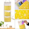 Wall Mounted Storage Bag Door Closet Hanging Storage Bag Organizer Waterproof 3 Pockets Pouch