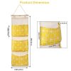 Wall Mounted Storage Bag Door Closet Hanging Storage Bag Organizer Waterproof 3 Pockets Pouch