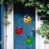 1pc/6pcs, Metal Ladybugs Wall Decor, Metal Ladybugs Hanging Decor, Home Decor, Garden Decor, Wall Decor, Bedroom Decor, Wedding Decor, Party Decor, Bi