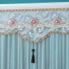 Double Yarn Door Curtain Anti-mosquito Embroidered Tassel Quiet Bedroom Living Room Bathroom Universal Partition Home Decoration